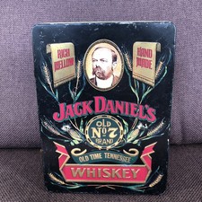 Vintage Jack Daniels Old No. 7 Whiskey Tin Box Empty, Made in England