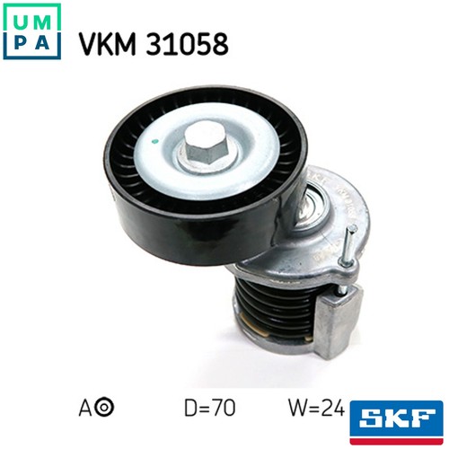 Belt tensioner vribbed - belt,