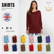 Womens Off the Shoulder Tops