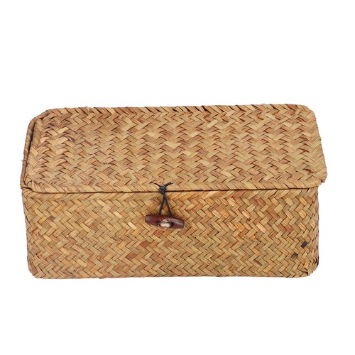 Seagrass storage basket woven - storage,
