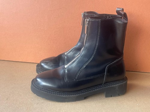 Zara ladies black patent - ladies, front
