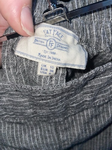 Fat face linen cropped - fat,