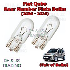For Fiat Qubo Rear Number Plate Bulbs Reg Plate Bulb Light Lights MPV Van 06-14