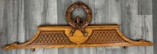 Antique French Hand Carved Wood Solid Oak Pediment - Crown (lot 7009)