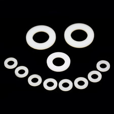 White Plastic Washers Form A