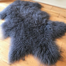 GRAY 60x100CM REAL TIBETAN