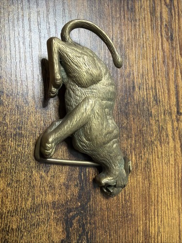 1978 solid brass mountain lion - solid,
