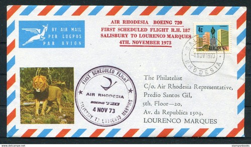1973 air rhodesia first flight - 1973,