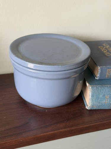Denby blue lidded stoneware - blue,