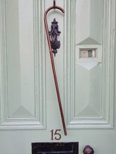 vintage antique  walking stick  33.5 in. wooden treen