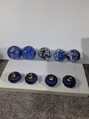 Vintage blue white ceramic - vintage,
