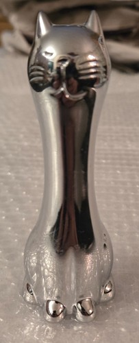Chrome cat corkscrew - chrome,