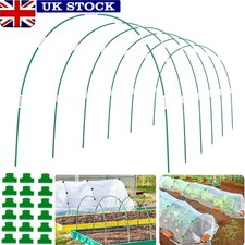84PCS Greenhouse Hoops Plant Grow Tunnel Garden Support Frame for Netting Tunnel