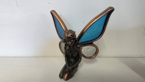 Pewter brass fairy - brass,
