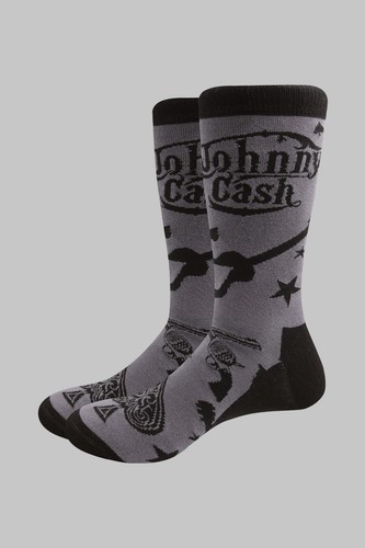 Johnny cash socks guitars - cash,