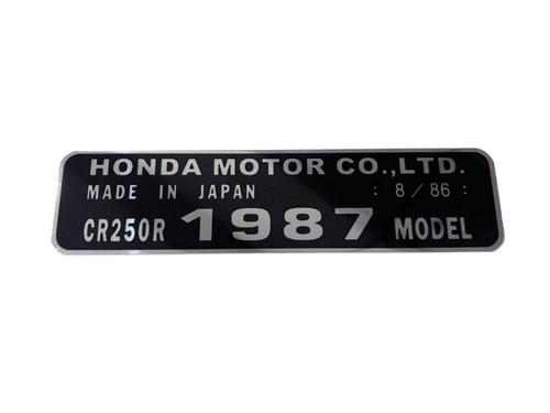 Honda cr250r 1987 - 1987, model
