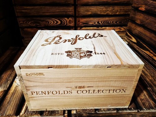 Penfolds wooden wine box - wooden,