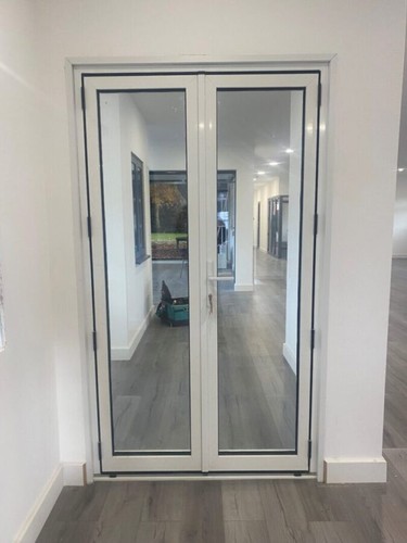 Aluminium double french doors - aluminium,