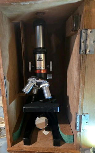 Vintage tower microscope model - vintage,