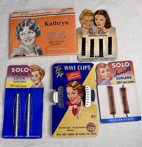Vintage hair accessories - hair,