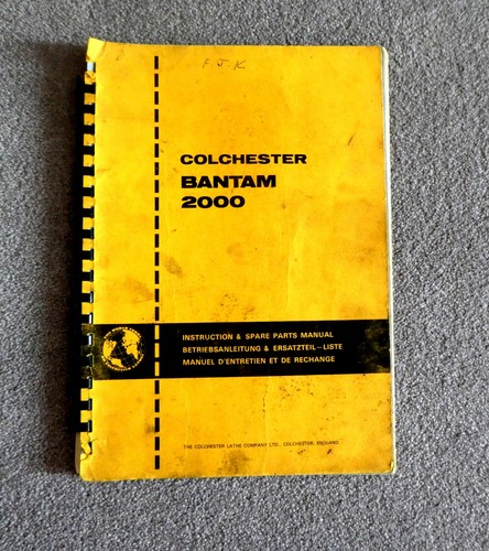 Colchester bantam 2000 - colchester,