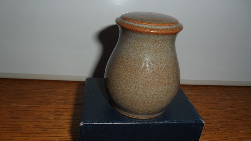 Denby greystone salt pot - pot, with