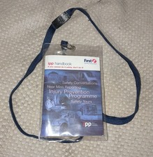 First Bus Train IPP Safety Handbook on Lanyard
