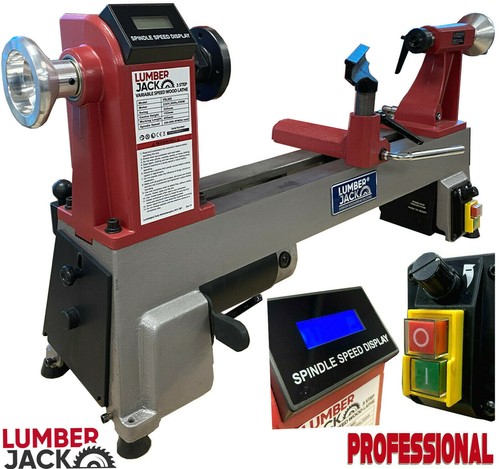 Wood lathe 550w digital speed - lathe,