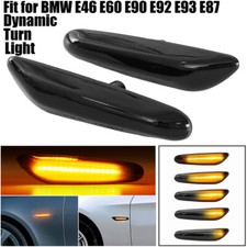 Dynamic LED Side Turn Signal Light Indicator For BMW E87 E82 E90 E92 E93 E60 E46
