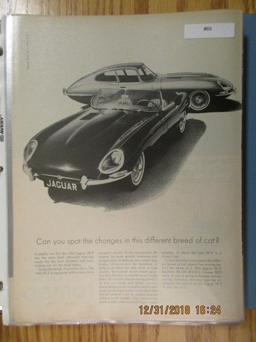 Jaguar advertisement 1965 - jaguar#69,