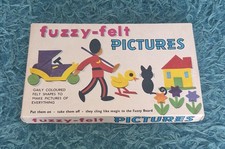 Vintage Fuzzy Felt Pictures
