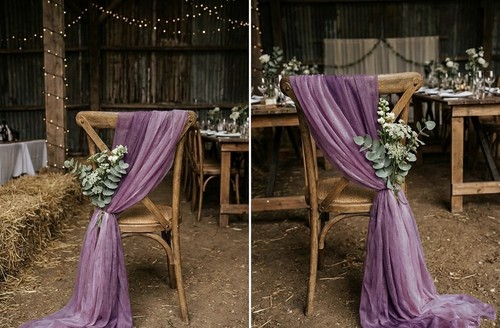 Used purple organza - 40,