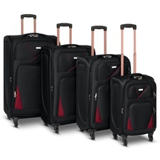 4-Wheel Suitcase Set Soft