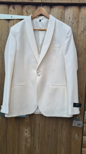 Fab vintage mens - cream, m&s