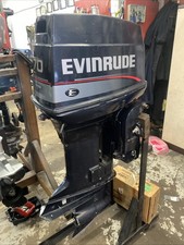 Used Evinrude 70hp 2 Stroke Outboard Ex RNLi Model 1996 Motor