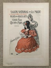 Lithograph Maitres De L'Affiche Pl 235 Roedel Salon National de la mode