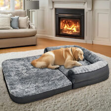 Large Human Dog Bed Flexible Foldable Pet Dog Sofa Couch Chaise Bed Big Bean Bed