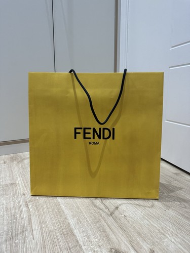 Genuine yellow fendi paper - yellow,