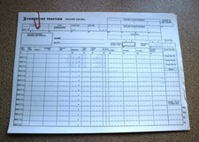 Yorkshire Traction DONCASTER Depot Almex Waybills Multi Journey Instructions '84
