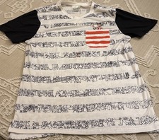 Where’s Wally Striped Men’s Large T-shirt Licensed Fun Image 