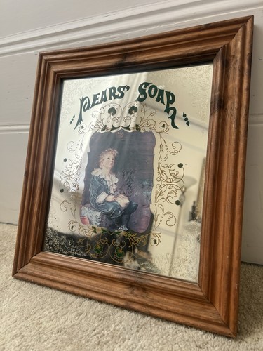 Vintage pears soap mirror art - mirror,