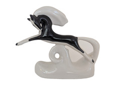 Vintage Porcelain Black &