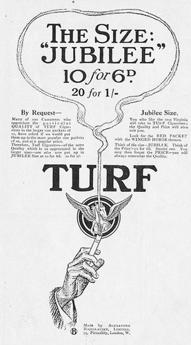 Turf jubilee cigarettes - turf,