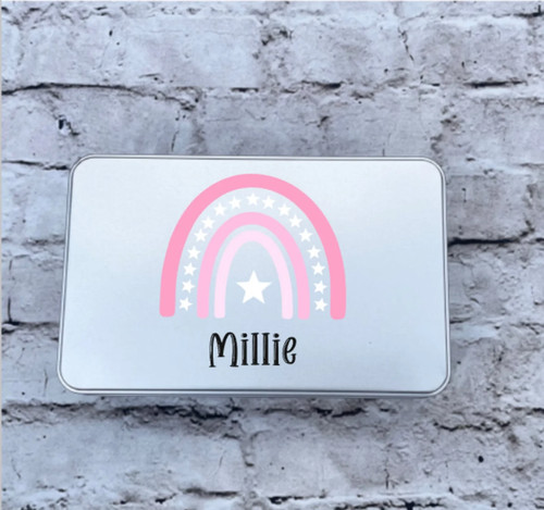 Personalised rainbow storage - rainbow,