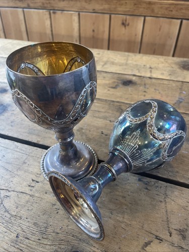 Pair beautifully tarnished - of,