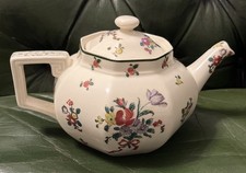 Royal Doulton Old Leeds Sprays Tea Set for 2 Octagonal  Antique D3548 1912-1920