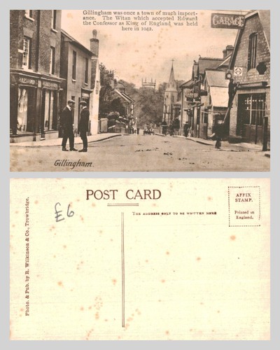 Vintage postcard gillingham - postcard,