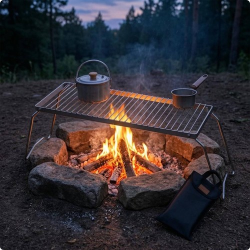Camping cooker stand compact - stand,