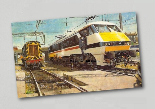 Fridge magnet british - fridge, rail