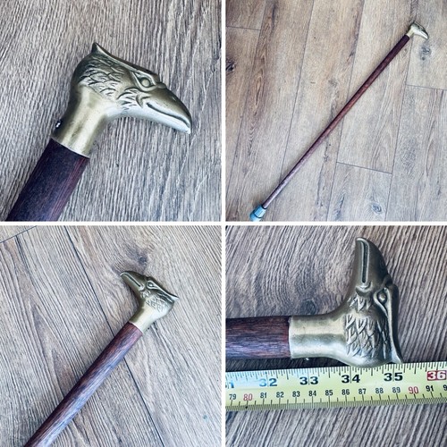 Vintage brass eagle head - brass,